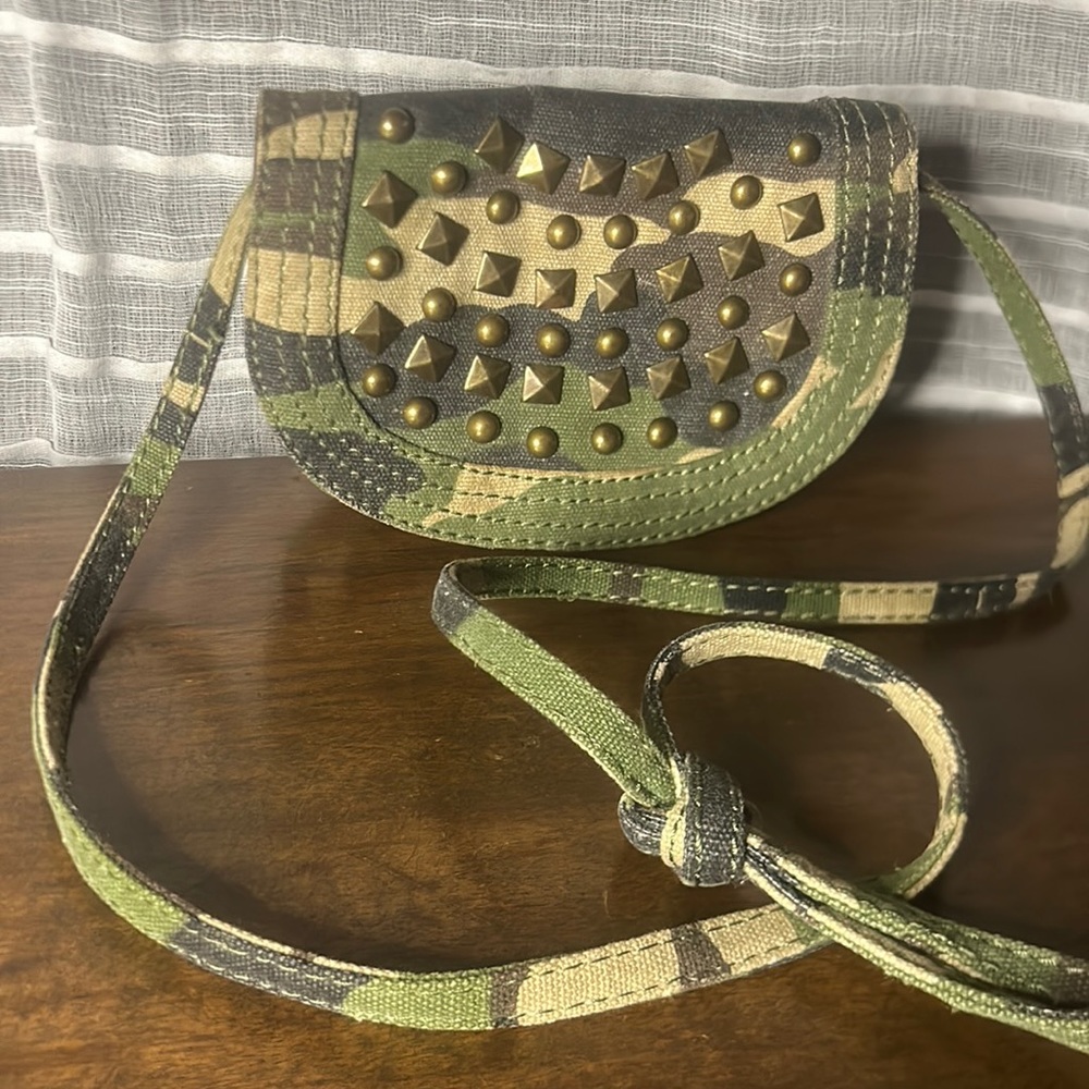 ⭐️ 3/$20 Mini Camo Studded Crossbody / Shoulder Bag